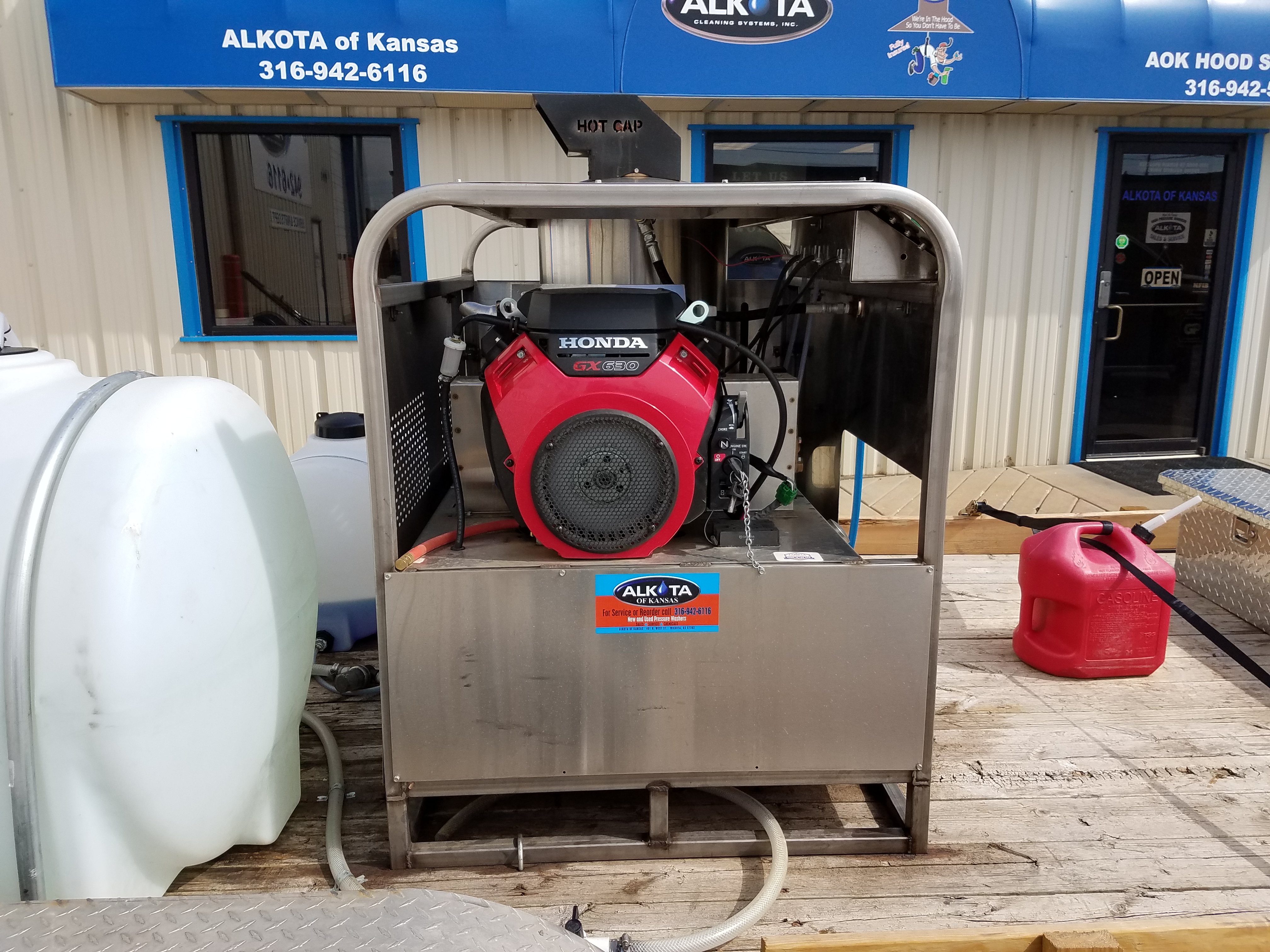 Heated Pressure Washer Gas Engine 4355H Alkota for Sale in Houston, TX